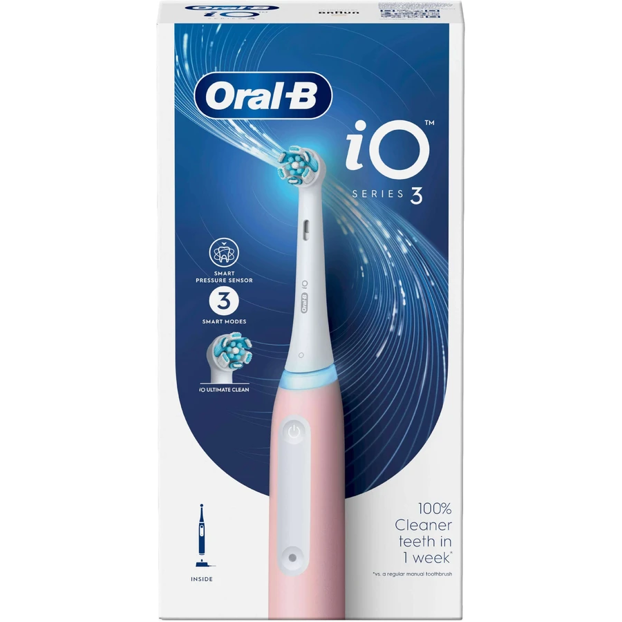Електрична зубна щітка Oral-B iO 3 Pink: ціни та характеристики