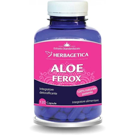 Алое Ферокс Herbagetica Aloe Ferox, 120 капсул: ціни та характеристики