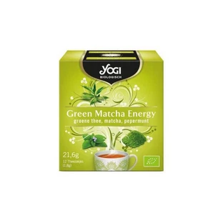 Зеленый энергетический чай Матча, 12 пакетиков, Yogi Tea