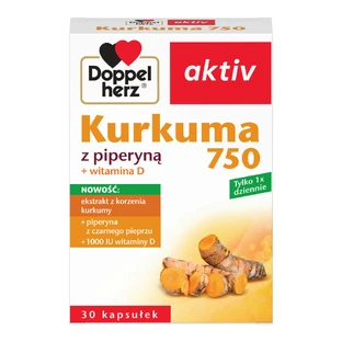 Доппельгерц Актив Куркума з піперином, 30 капсул
