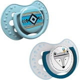 LOVI Силиконовая пустышка Dynamic Boy Indian 6-18m 2 шт.