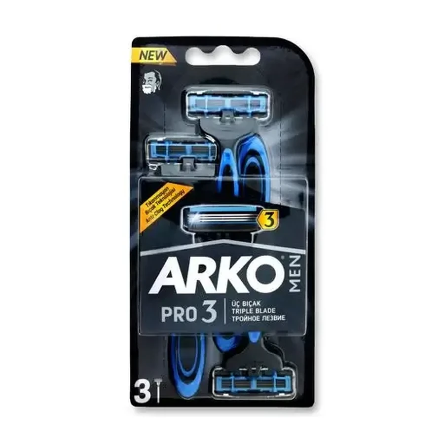 Станок для бритья Arko Men Pro одноразовый 3 лезвия №3: цены и характеристики