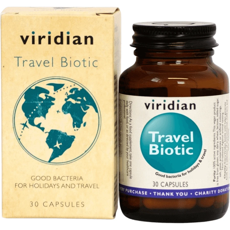 Viridian Travel Biotic 30 капсул: ціни та характеристики
