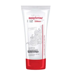 Шампунь Farmec Gerovital H3 Derma+, детокс, с активированным углем, 200 мл