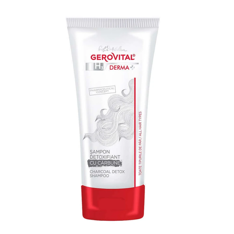 Шампунь Farmec Gerovital H3 Derma+, детокс, с активированным углем, 200 мл: цены и характеристики
