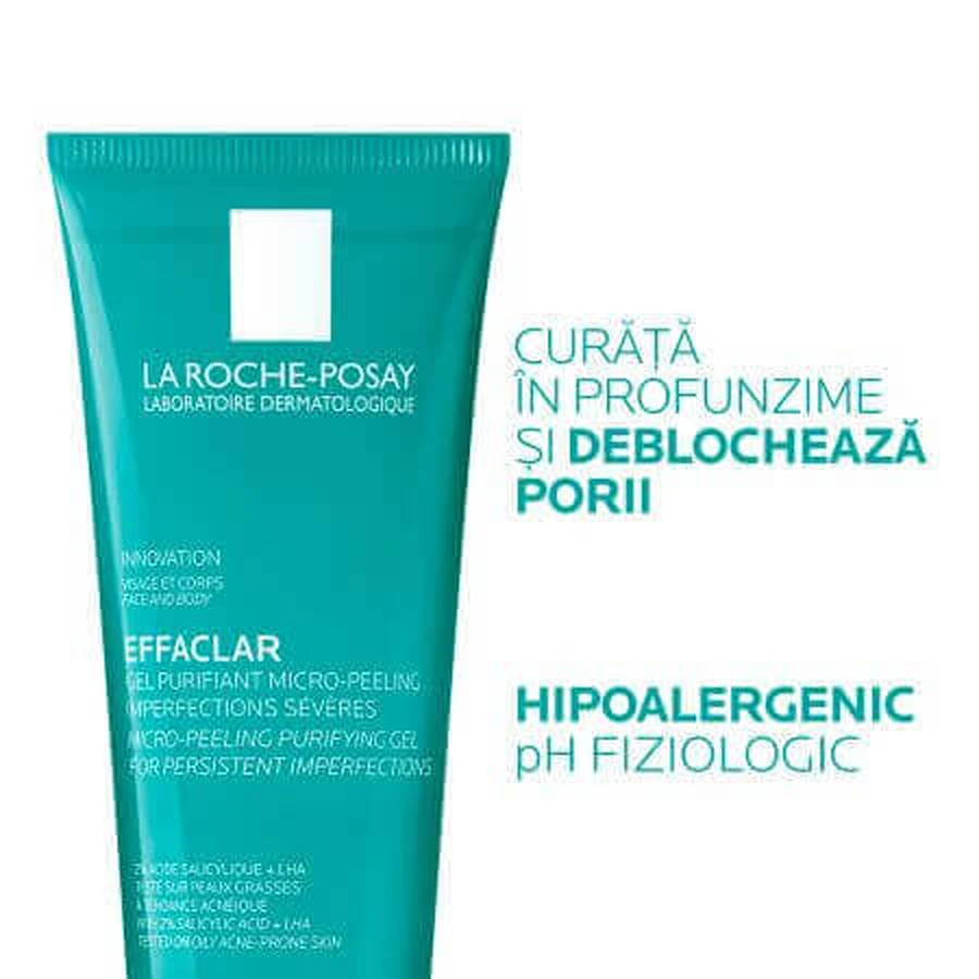 La Roche-Posay Effaclar Гель для мікропілінгу 200 мл: ціни та характеристики