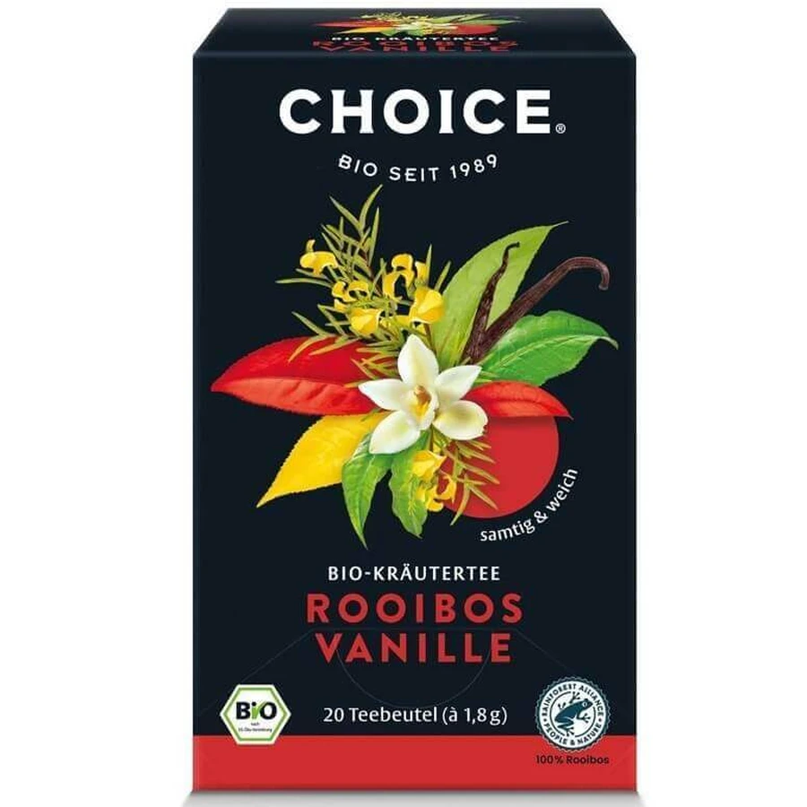 Органический ройбуш и ванильный чай Choice, 20 пакетиков, Yogi Tea: цены и характеристики