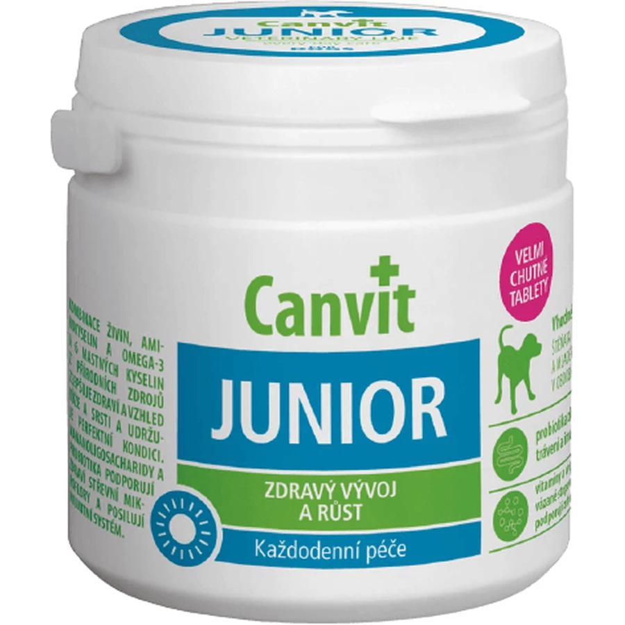 Canvit Junior для собак ароматизированные таблетки 100 г: цены и характеристики