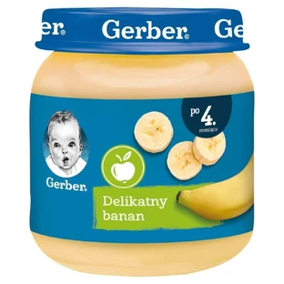 Gerber, Мягкий банановый десерт, после 4 месяцев, 125 г