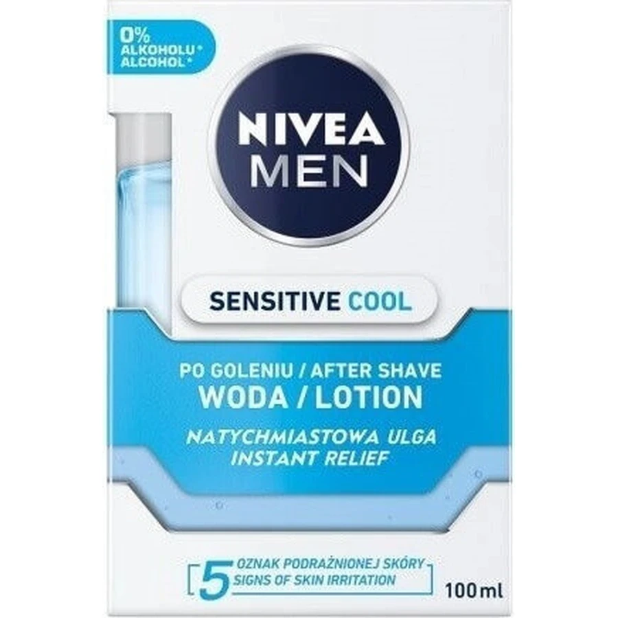 NIVEA Men Охолоджуюча вода після гоління для чутливих чоловіків 1×100 мл, вода після гоління: ціни та характеристики