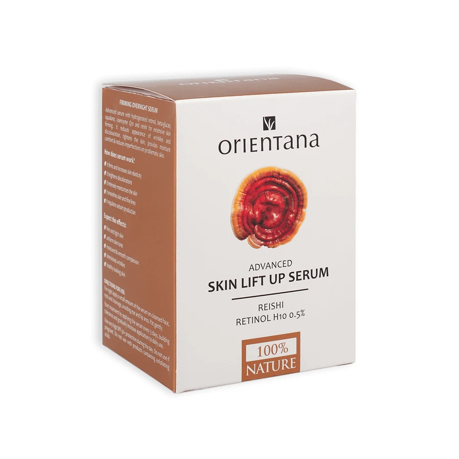 Orientana, зміцнююча нічна сироватка Reishi Retinol H10 0,5%, 30 мл: ціни та характеристики