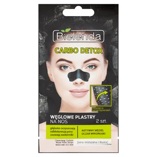 Вугільний пластир для носа Bielenda Carbo detox, 2 шт.