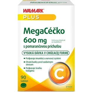 WALMARK Megacečko 600 мг апельсин 1×90 таблеток, дієтична добавка