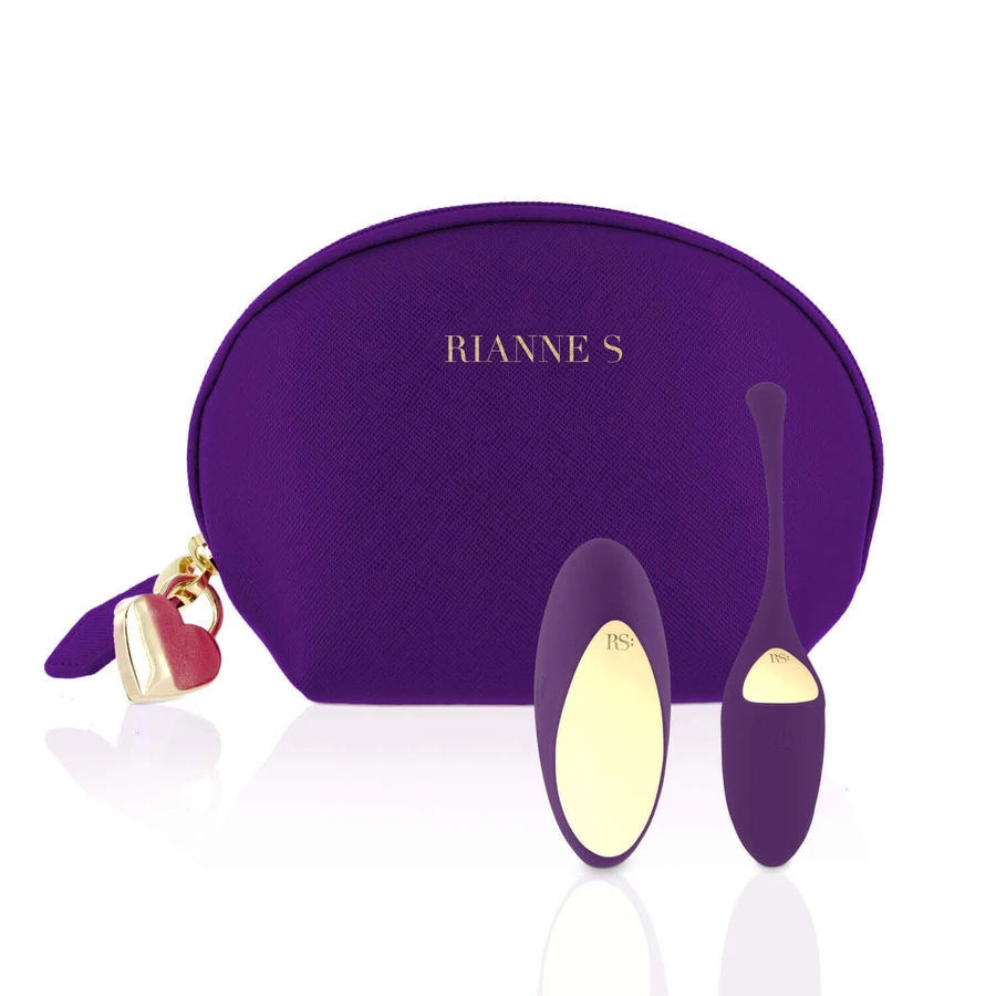 Rianne S Essential Pulsy Playball Deep Purple, міні-яйце для тренувань Кегеля, фіолетовий: ціни та характеристики