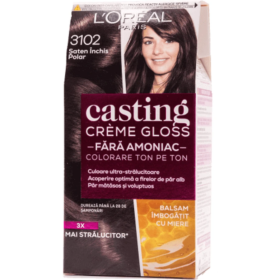 Loreal Paris CASTING CREME GLOSS CASTING CREME GLOSS Цвет пр 310 темно-полярный, 1 шт.: цены и характеристики
