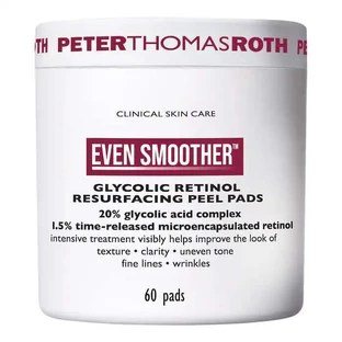 Ще більш гладенькі гліколеві ретинолові пілінгові подушечки, 60 штук, Peter Thomas Roth