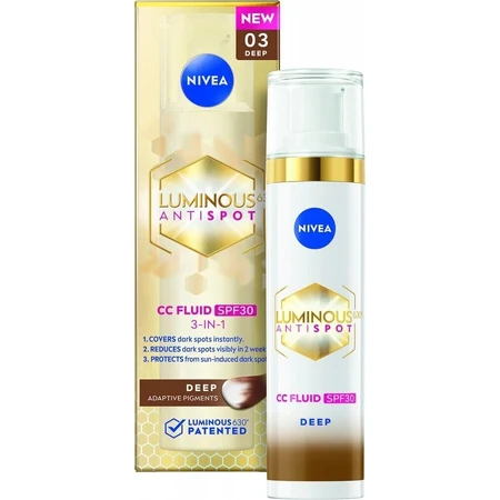 Nivea СС-крем Cellular Luminous dark 1×40 мл, СС-крем: ціни та характеристики