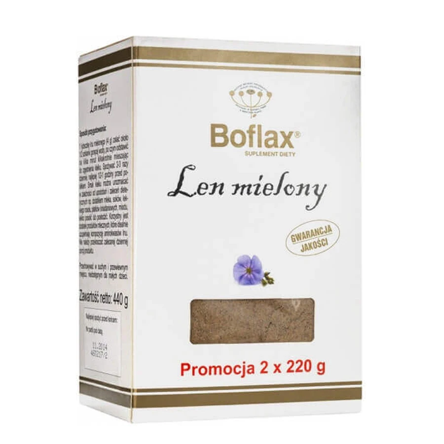 Bolfax Льон мелений, 2 х 220 г: ціни та характеристики