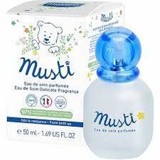 Парфюмированная очищающая вода Musti, 50 мл, Mustela