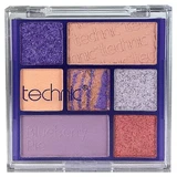 Палітра тіней для повік, Technic, Blueberry Pie, 7 кольорів