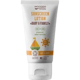 Woodenspoon Сонцезахисний лосьйон для тіла в тубі Baby & Family SPF 30, 150 мл