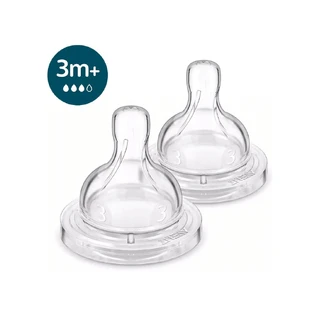 Соска Philips Avent із середнім потоком, від 3 місяців, Philips Avent