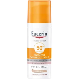 Eucerin Эмульсия для загара для депигментированного лица PIGMENT CONTROL (средне-темная) SPF 50+ 50 мл