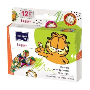Дитячі пластирі Happy, 12 штук, Matopat