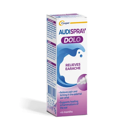 Вушні краплі Audispray Dolo, 7 г, Cooper: ціни та характеристики