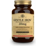 Solgar Gentle Iron 20 мг елезо (бісгліцинат заліза) дрібнодисперсний для вголос 90 капсул 1×90 cps, харчова добавка: ціни та характеристики