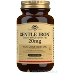 Solgar Gentle Iron 20 мг елезо (бісгліцинат заліза) дрібнодисперсний для вголос 90 капсул 1×90 cps, харчова добавка: ціни та характеристики