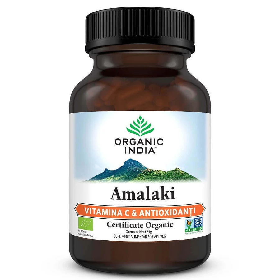 Amalaki Вітамін С та натуральні антиоксиданти, 60 капсул, Organic India: ціни та характеристики