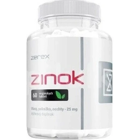 Zerex Цинк хелат 15 мг 1×60 таблеток, дієтична добавка: ціни та характеристики