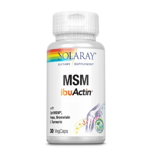 MSM ibuActin Solaray, 30 капсул, Secom