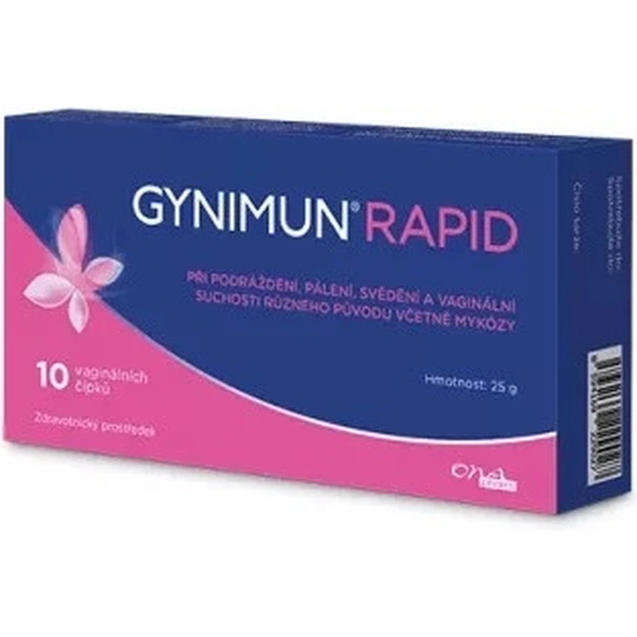 GYNIMUN RAPID 1×10 шт, вагинальные суппозитории: цены и характеристики