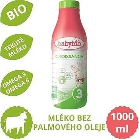 BABYBIO Croissance 3 жидкое органическое грудное молоко (1 л) 1×1 л: цены и характеристики
