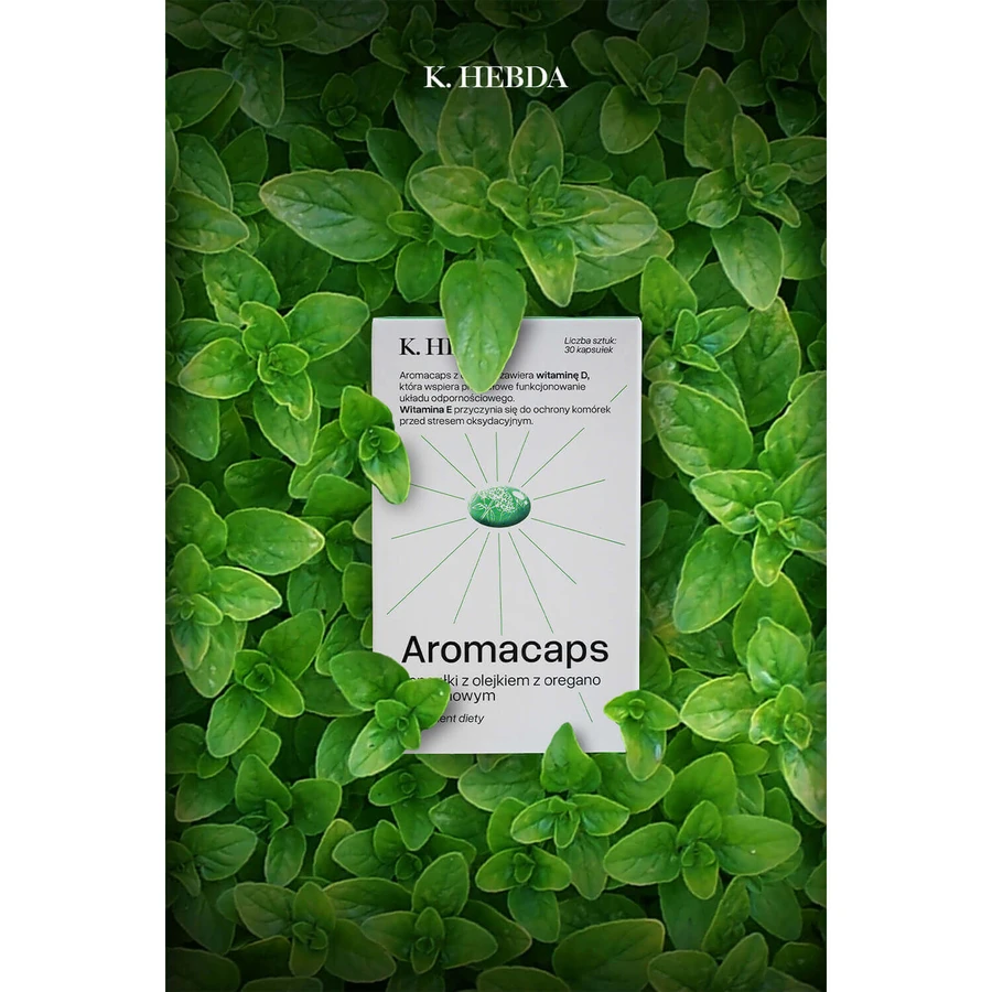 Hebda Aromacaps з олією материнки та лимона, 30 капсул: ціни та характеристики