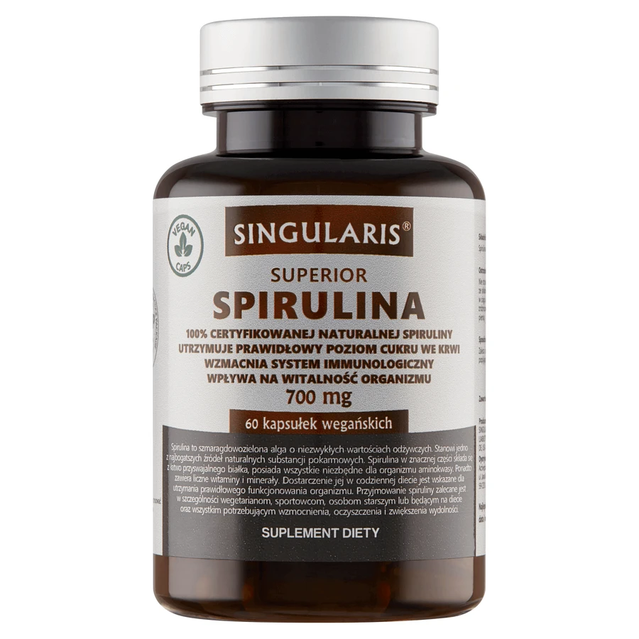 Спіруліна Singularis Superior 60 капсул: ціни та характеристики