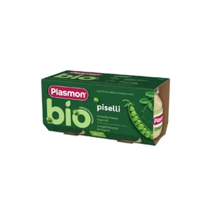 Органічне горохове пюре, з 6 місяців, 2 х 80 г, Plasmon