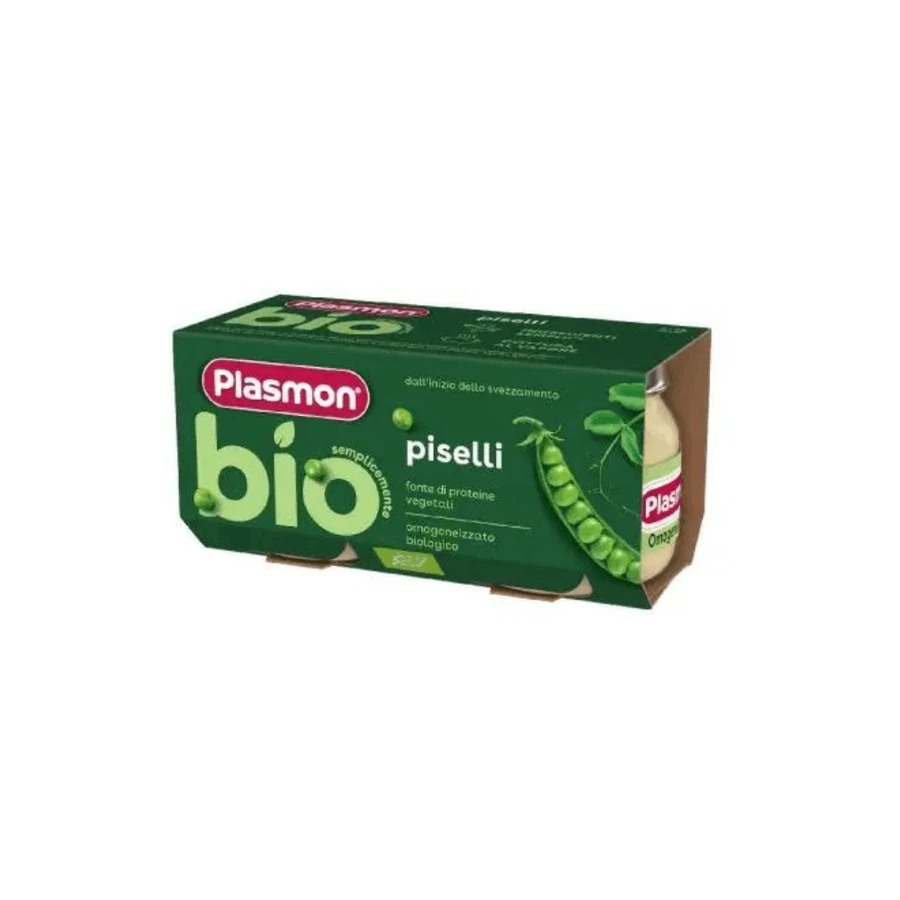 Органічне горохове пюре, з 6 місяців, 2 х 80 г, Plasmon: ціни та характеристики
