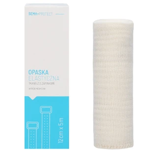 SEMA Protect, еластична стрічка з 2 застібками, 12 см х 5 м, 1 шт.