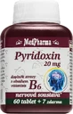 MedPharma ПІРИДОКСИН 20 мг (вітамін В6) 1×67 табл.