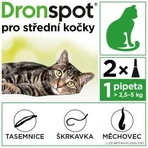 Дронспот 60 мг/15 мг Bayer Dronspot для кошек среднего размера, наружно, 2 шт. х 0,7 мл: цены и характеристики