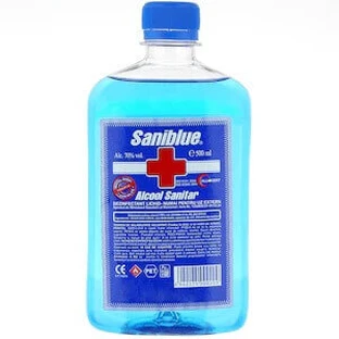 Спирт дезінфікуючий, 70%, 200 мл, Saniblue