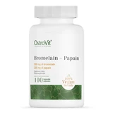 Бромелайн + Папаин OstroVit Bromelain + Papain, 100 капсул