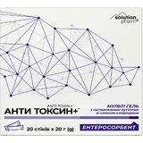 Анти Токсин+ Мульти гель с активированным углем со вкусом смородины в стиках, №20