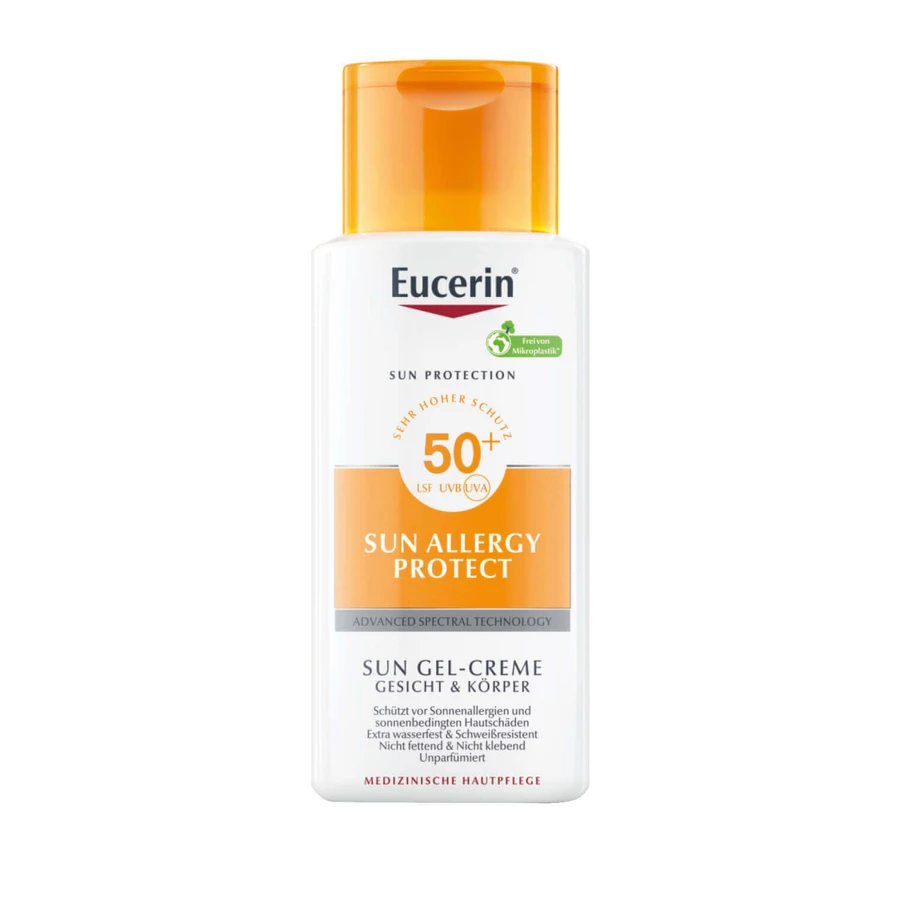 Eucerin Sun Allergy Protect, захисний крем для обличчя та тіла, SPF 50+, 150 мл: ціни та характеристики