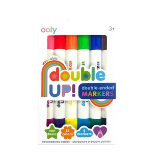 Набор из 6 двойных смываемых мелков Double Up, +3 года, Ooly