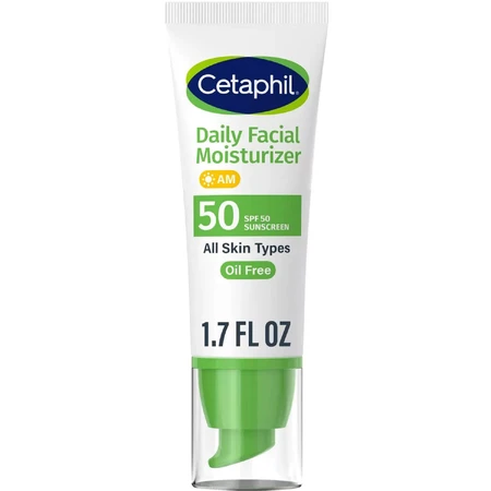Крем для обличчя Cetaphil Daily Facial Moisturizer щоденний зволожуючий SPF 50, 50 мл: ціни та характеристики