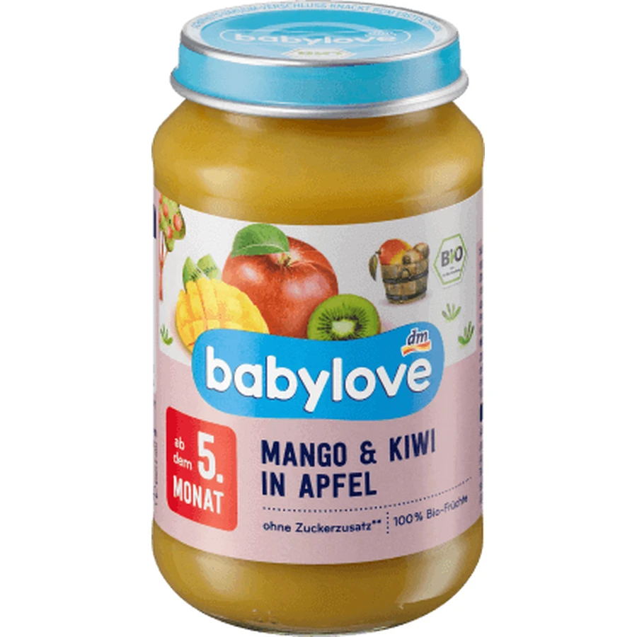 Babylove Манговое пюре с киви i mr ECO, 5+, 190 г: цены и характеристики